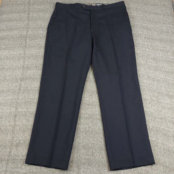 Lands End Men's 42R (39x31) 2 Piece Wool Blend Suit Navy Blue Traditional Fit - Picture 9 of 15